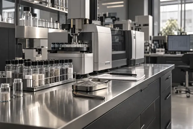 Laboratories & quality concept illustration